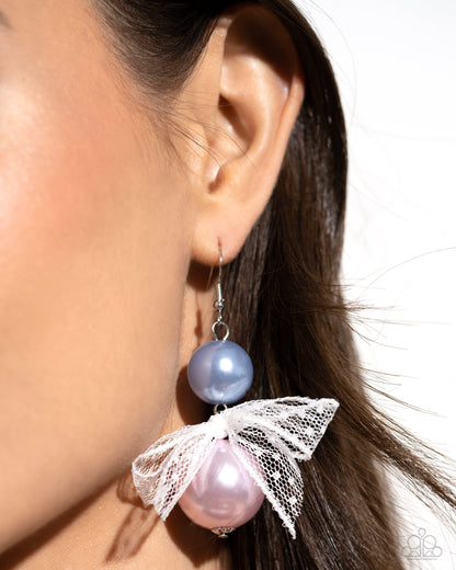 Elegance Ease - Multi Pearl Fishhook Earrings - Paparazzi Accessories