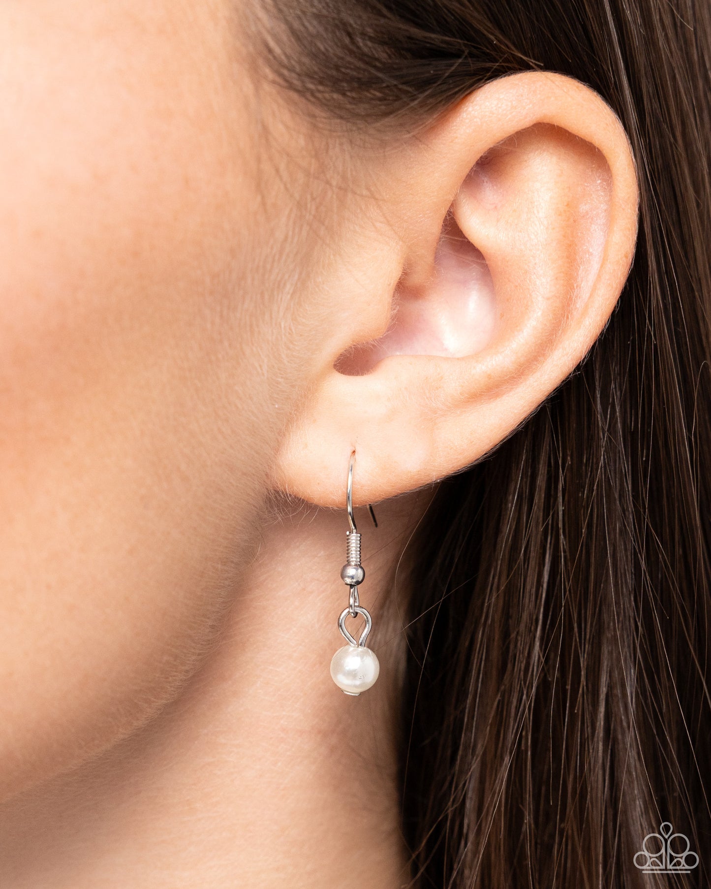 Filigree Infatuation - White Necklace - Paparazzi Accessories