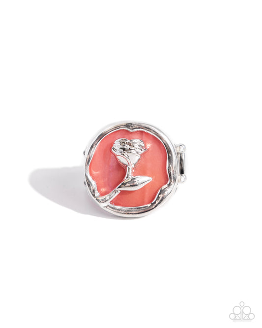 Belles Rose - Orange Ring - Paparazzi Accessories