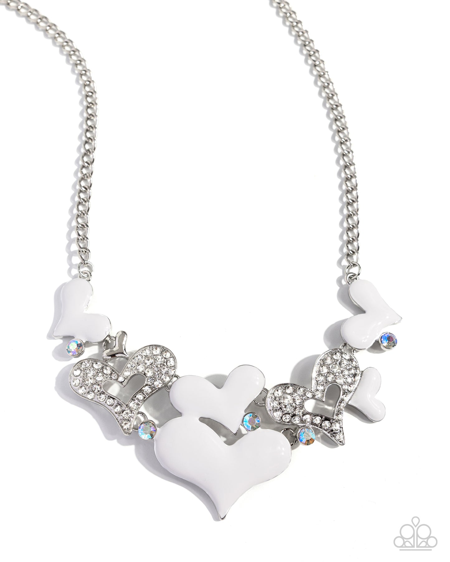 Room in My Heart for More - White Necklace - Paparazzi Accessories