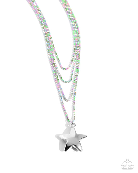 Seize the Stars - Green Necklace - Paparazzi Accessories