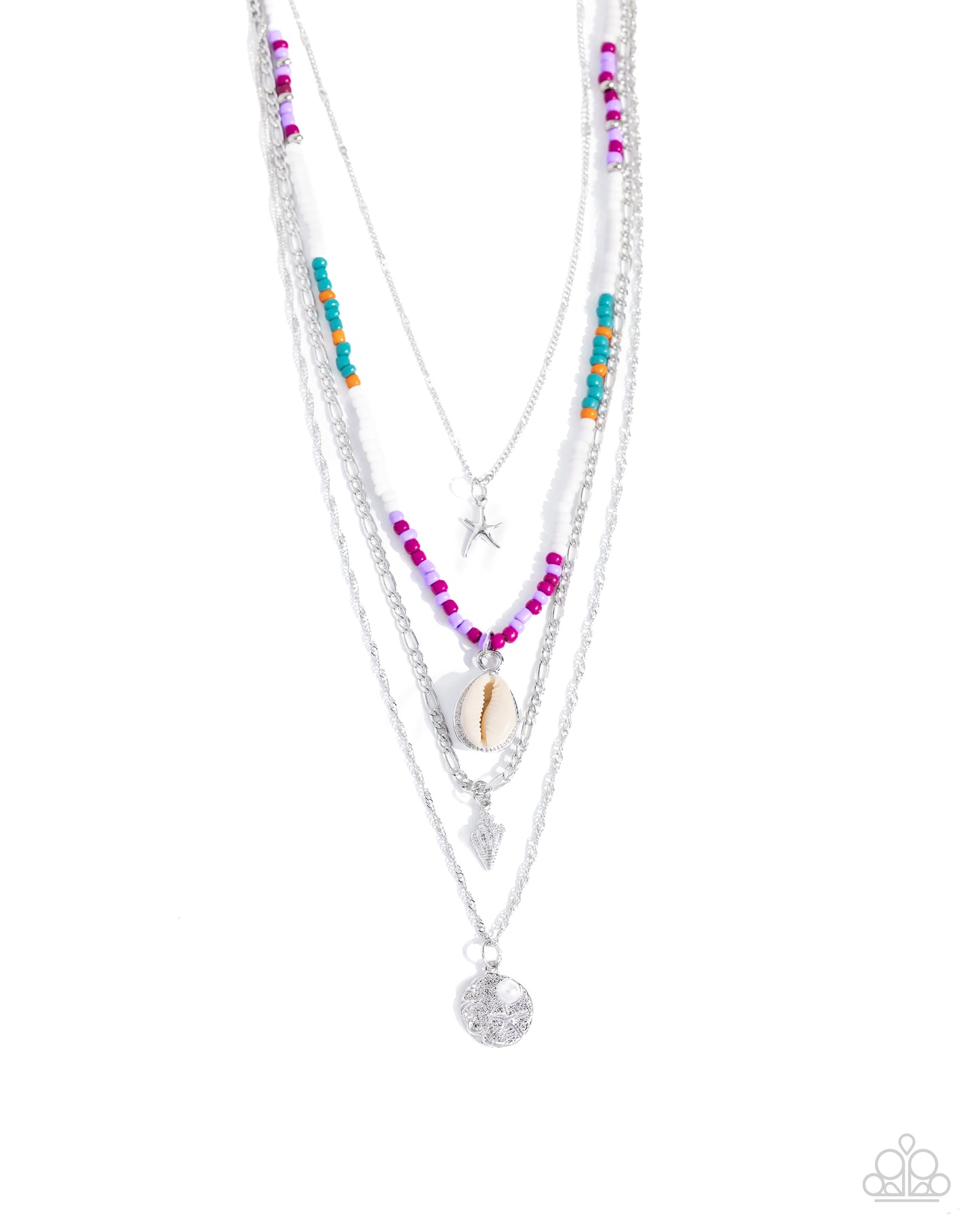 Oceanic Obligato - Purple Necklace - Paparazzi Accessories