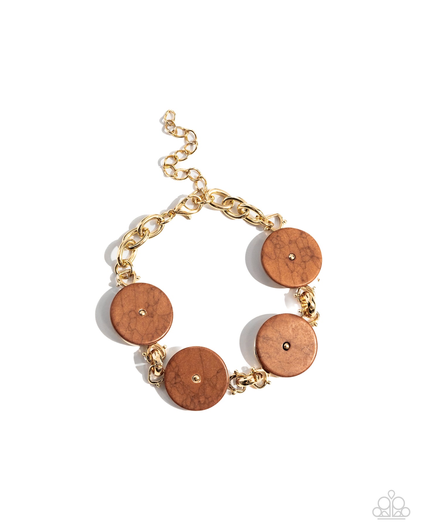 Savory Season - Brown Clasp Closure Bracelet - Paparazzi Accessories