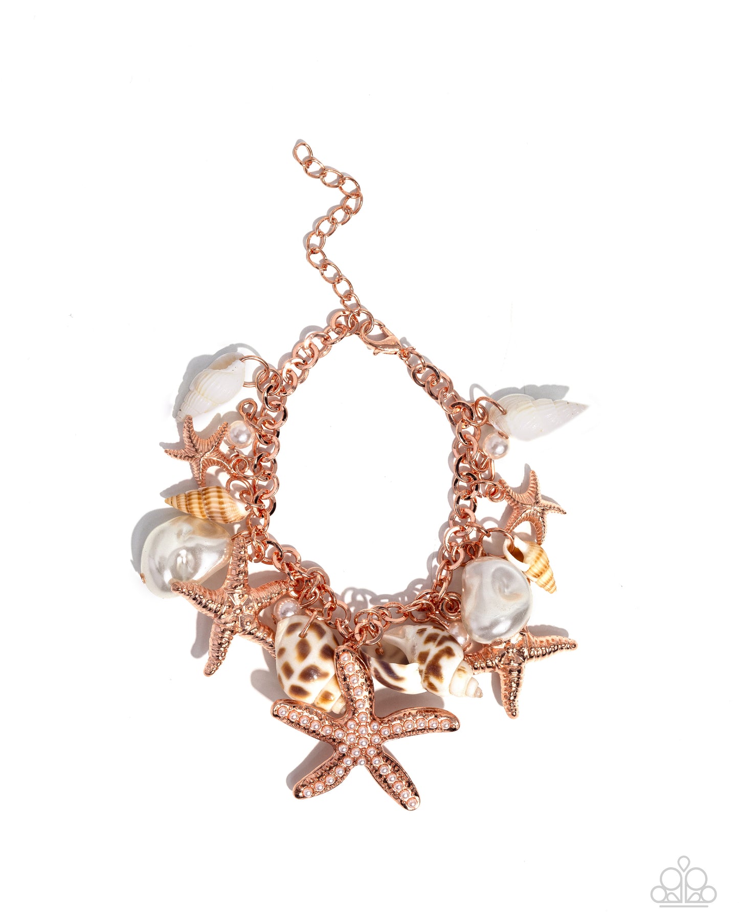 Seashell Song - Copper Clasp Bracelet - Paparazzi Accessories