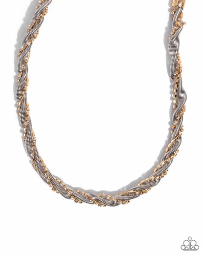 Candid Coils - Multi Chain Necklace - Paparazzi Accessories