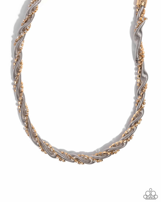 Candid Coils - Multi Chain Necklace - Paparazzi Accessories