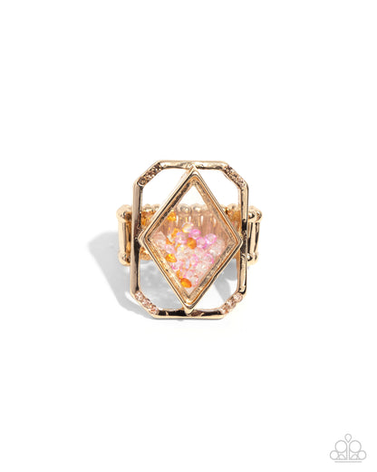 Diamond in the STUFF - Gold Ring - Paparazzi Accessories