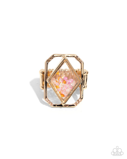 Diamond in the STUFF - Gold Ring - Paparazzi Accessories