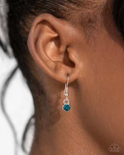 Manufactured Majesty - Blue Necklace - Life of the Party - Paparazzi Accessories