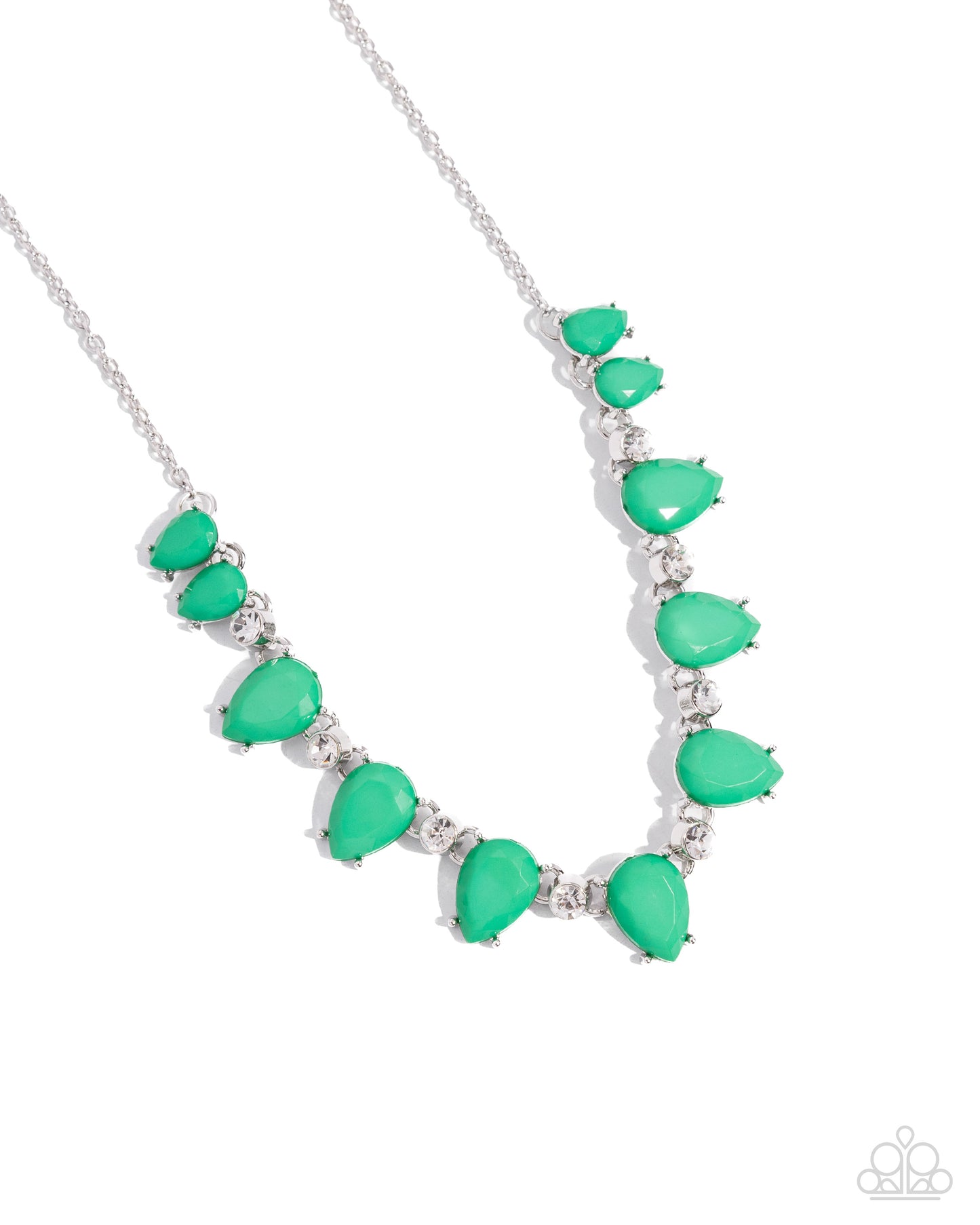 Malibu Marvel - Green Necklace - Paparazzi Accessories
