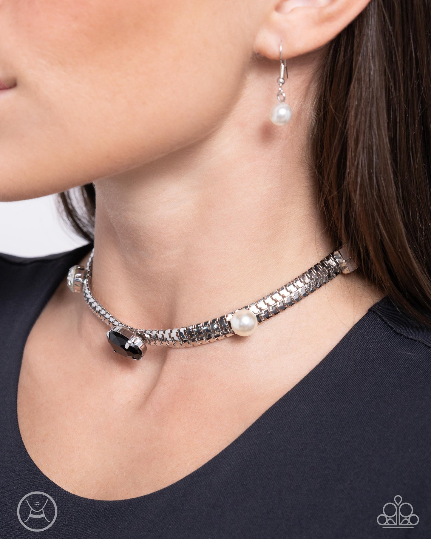 Classy Collectable - Black Choker Necklace - Paparazzi Accessories