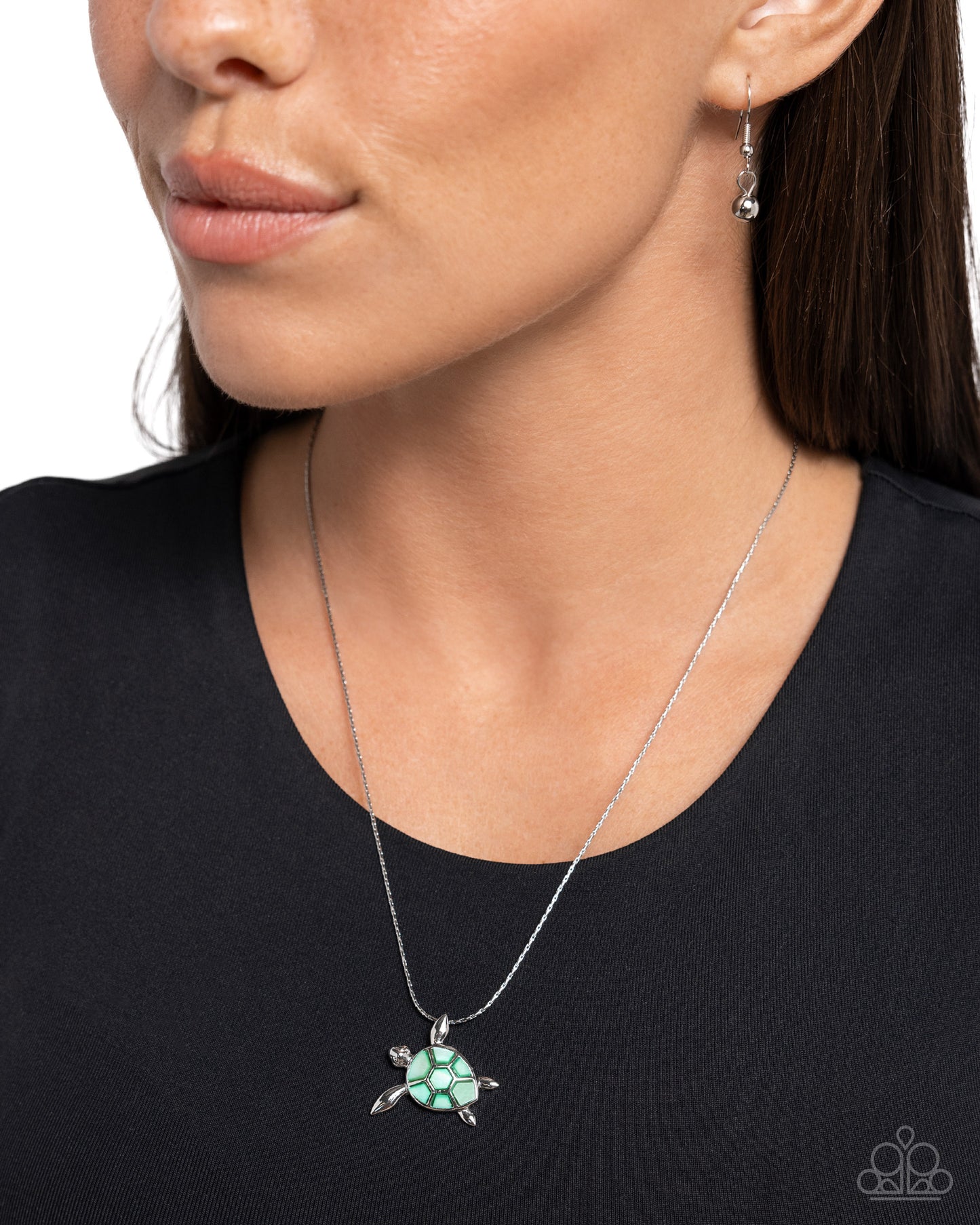 Sea Turtle Statement - Green Necklace - Paparazzi Accessories