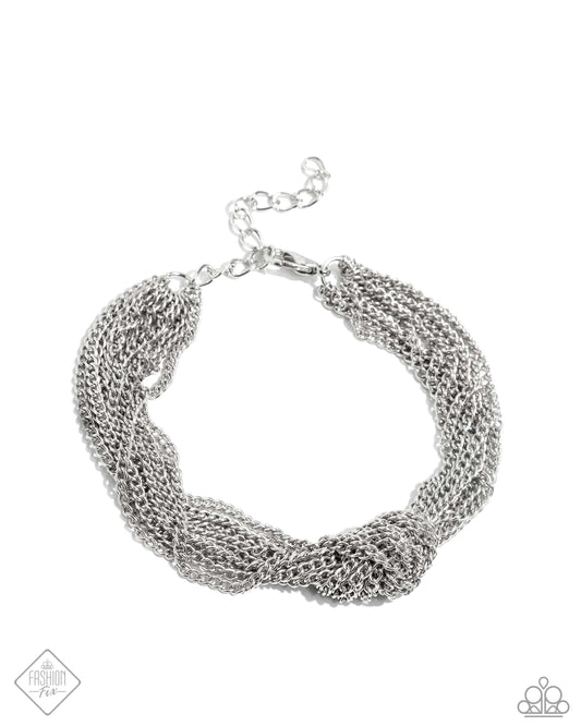 Copious Control - Silver Bracelet - Paparazzi Accessories