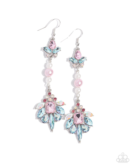 Considerable Captivation - Multi Fishhook Earrings - Paparazzi Accessories