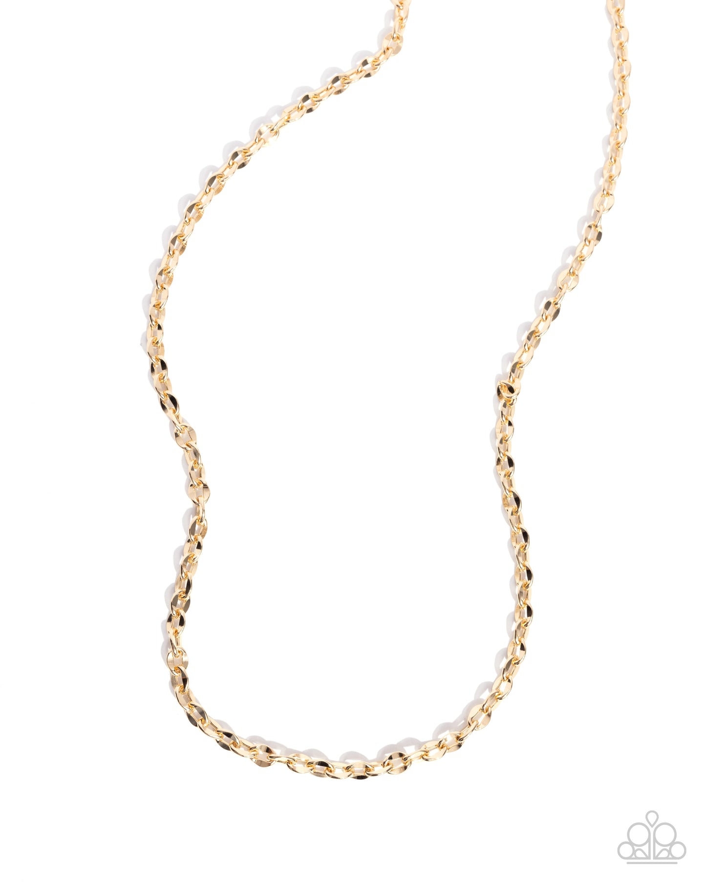 Cable Charisma - Gold Cable Chain, Urban Necklace - Paparazzi Accessories