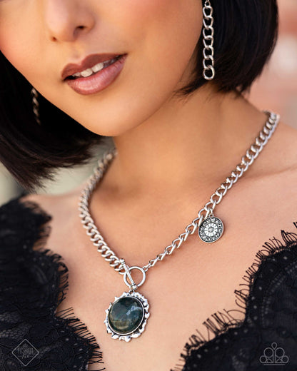 Sign Of the Zodiac - Green Stone Pendant Necklace - Paparazzi Accessories