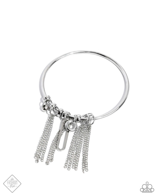 Copious Choice - Silver Charm Bracelet - Paparazzi Accessories
