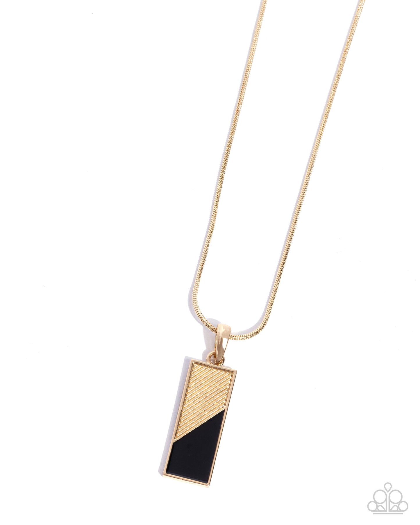 Labor Lineup - Gold and Black Urban Chain - Paparazzi Accessories