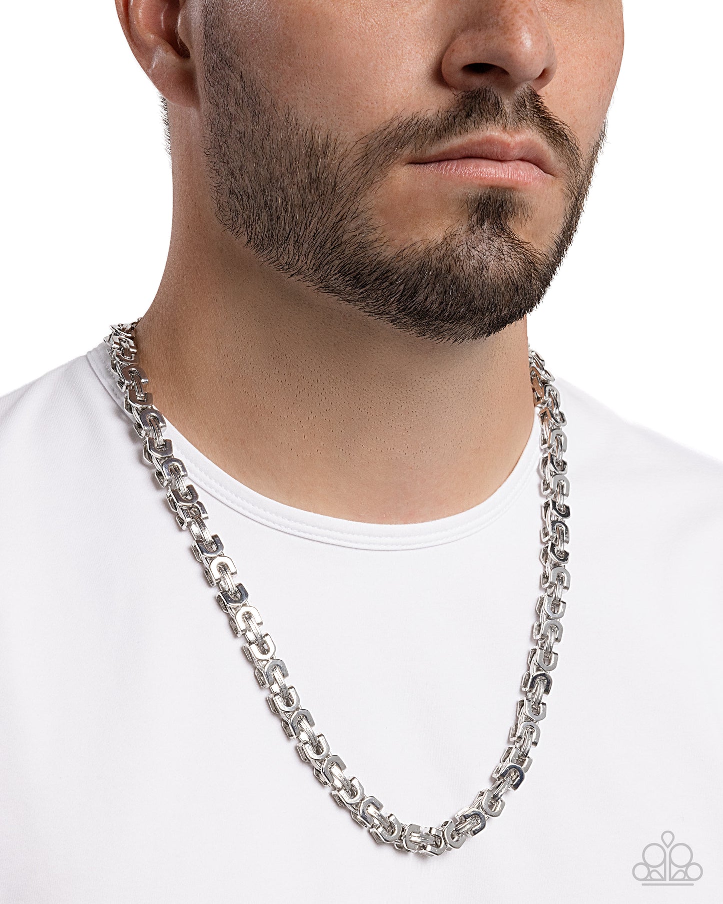 Welded Work - Silver Urban Chain Necklace - Paparazzi Accessories
