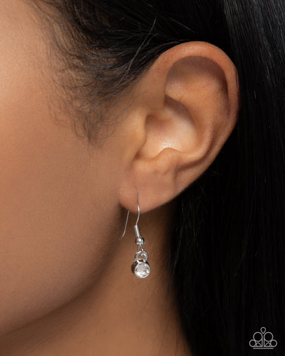 Keepsake Kisser - Red Lips Silver Necklace - Paparazzi Accessories