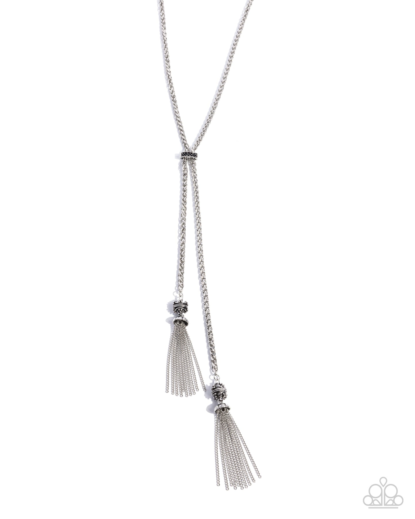 Tassel Transit - Black Necklace - Paparazzi Accessories