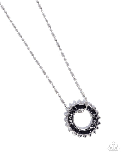 Second Gear - Silver Urban Chain Necklace - Paparazzi Accessories