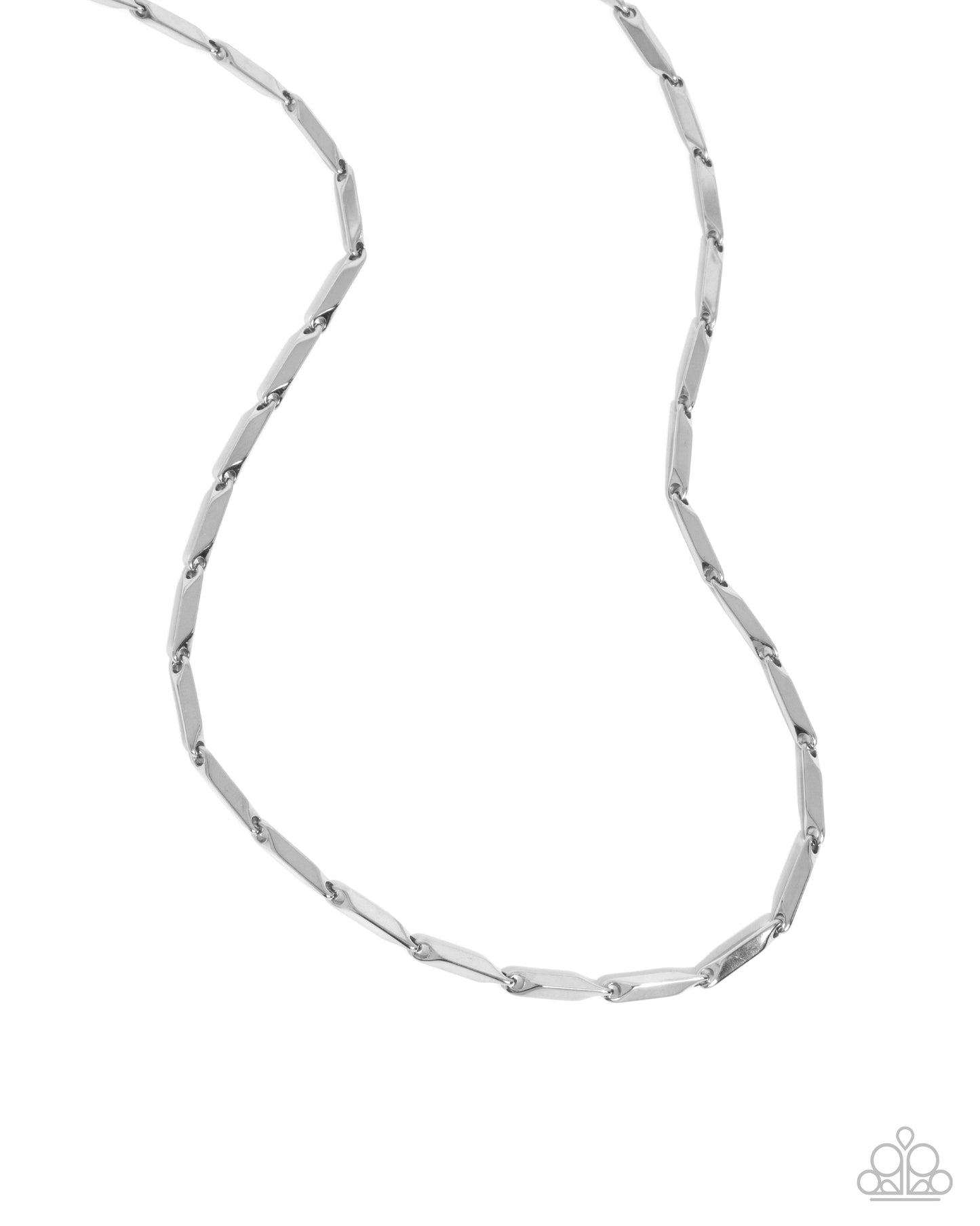 Complimentary Chain - Silver Urban Chain Necklace - Paparazzi Accessories