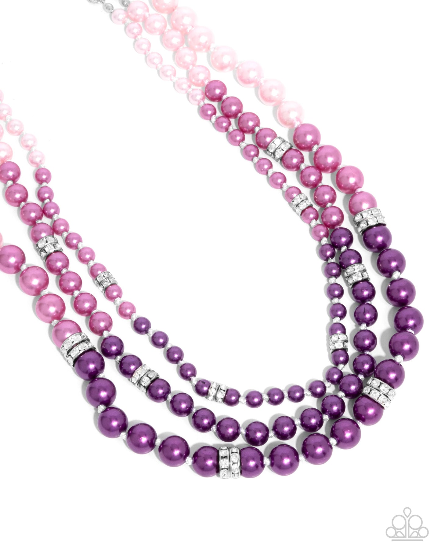 Ombré Ornament - Purple Pearl Necklace - Paparazzi Accessories