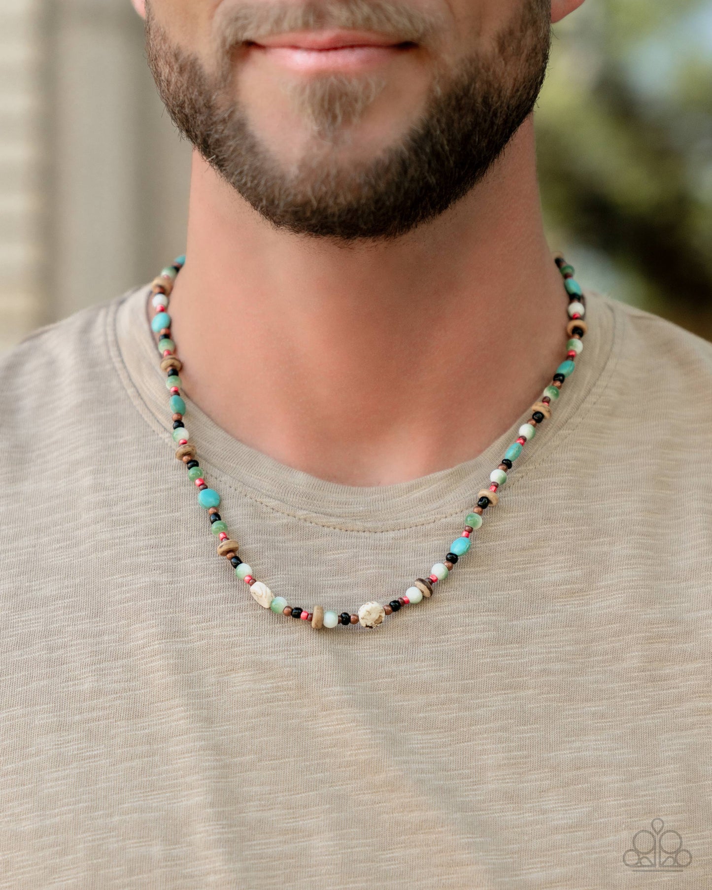 Urban Uniform - Multi Stone and Beads Urban Necklace - Convention Exclusive 2024 - Paparazzi Accessories