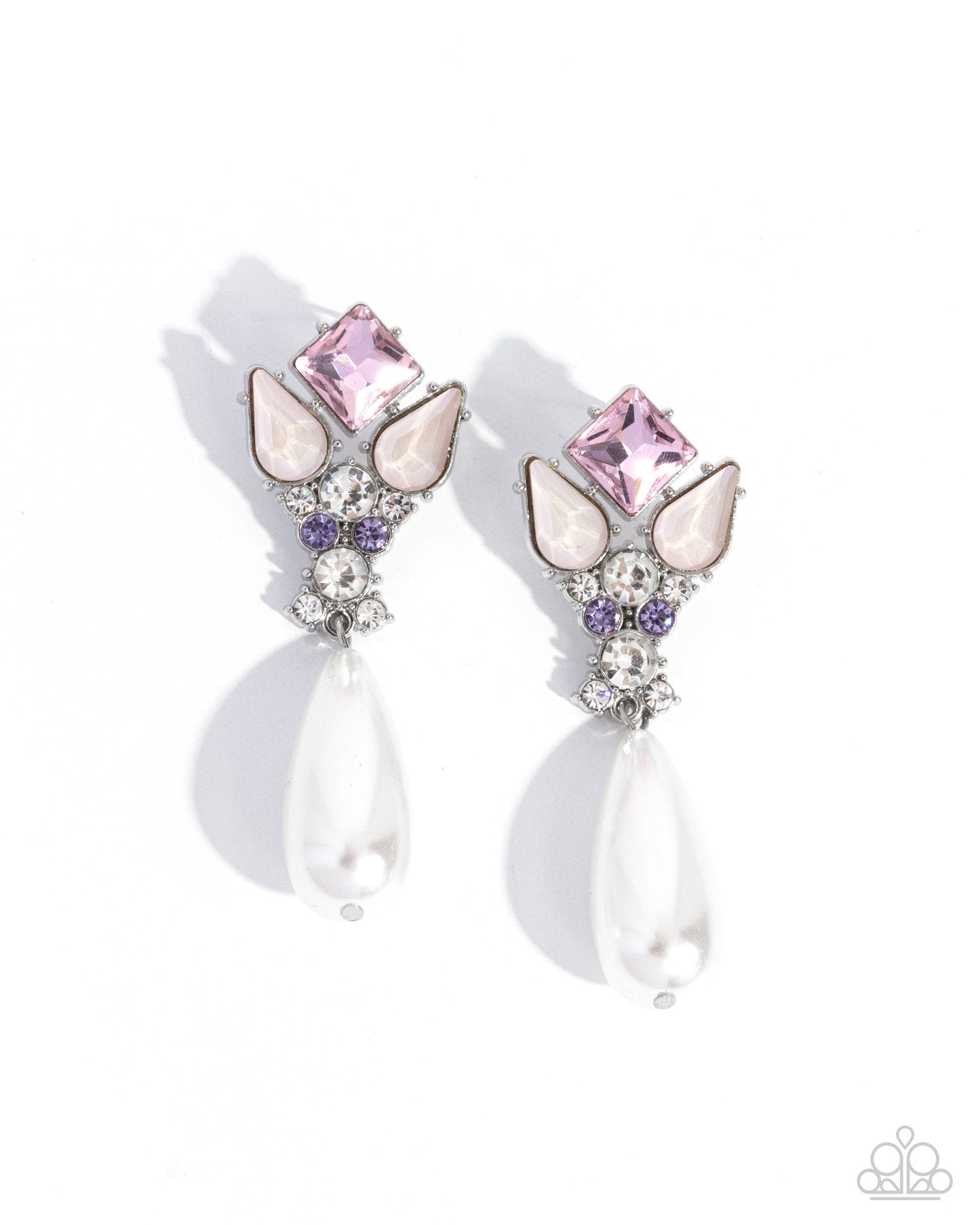 Pearly Promenade - Multi Post Earrings - Paparazzi Accessories