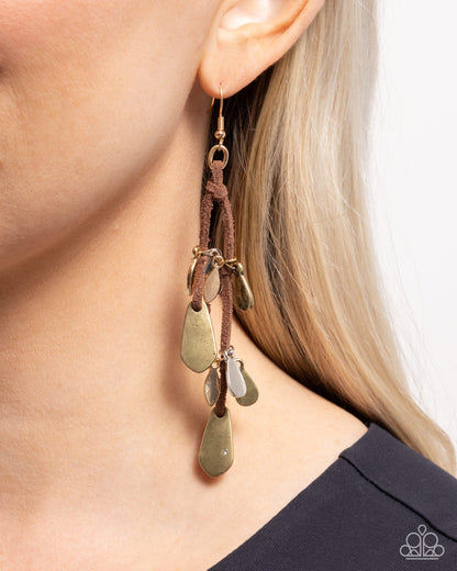 Sunset Suede - Earrings