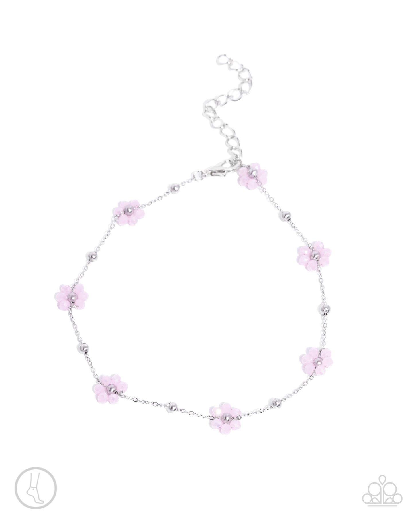 Perfect Promise - Pink Clasp Anklet - Paparazzi Accessories