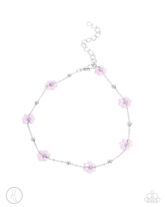 Perfect Promise - Pink Clasp Anklet - Paparazzi Accessories
