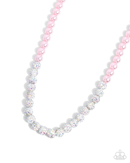Beautiful Boutique - Pink Pearl Necklace - Paparazzi Accessories