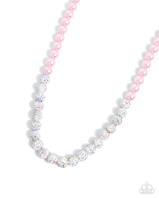 Beautiful Boutique - Pink Pearl Necklace - Paparazzi Accessories