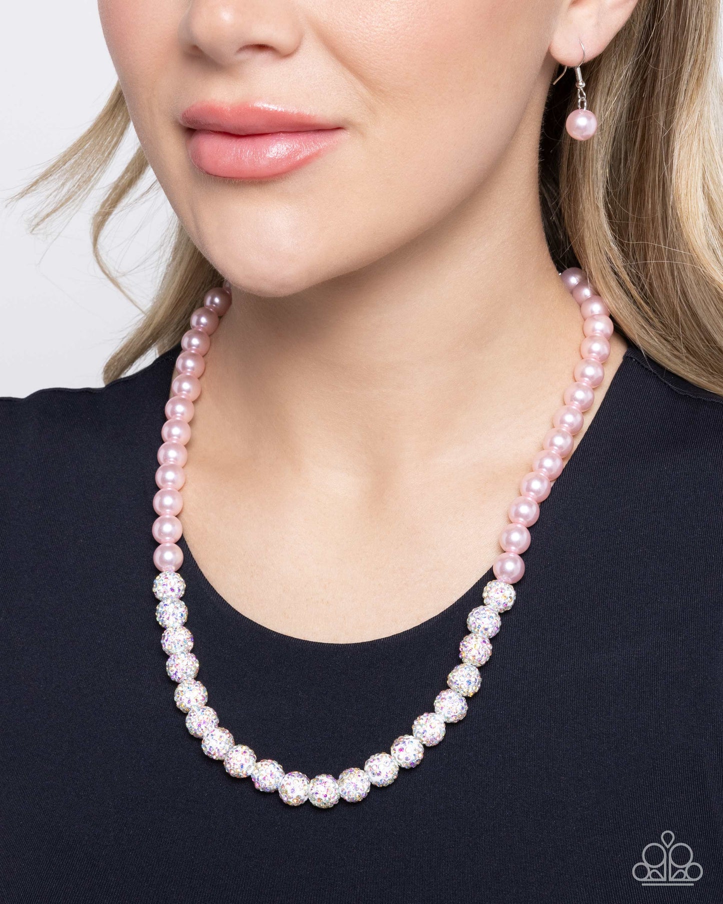 Beautiful Boutique - Pink Pearl Necklace - Paparazzi Accessories
