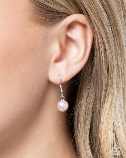 Beautiful Boutique - Pink Pearl Necklace - Paparazzi Accessories