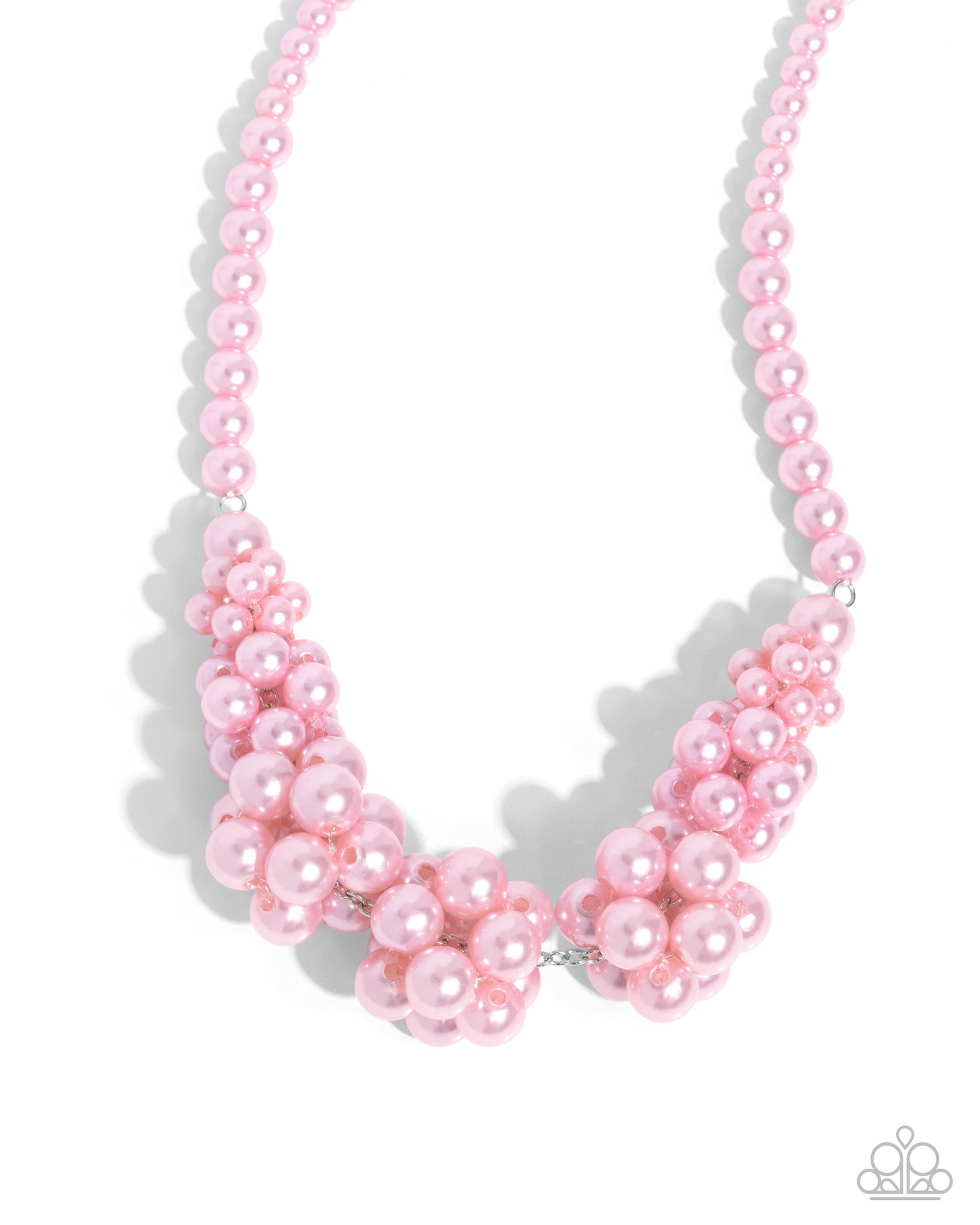 Austen Adornment - Pink Pearl Necklace - Paparazzi Accessories