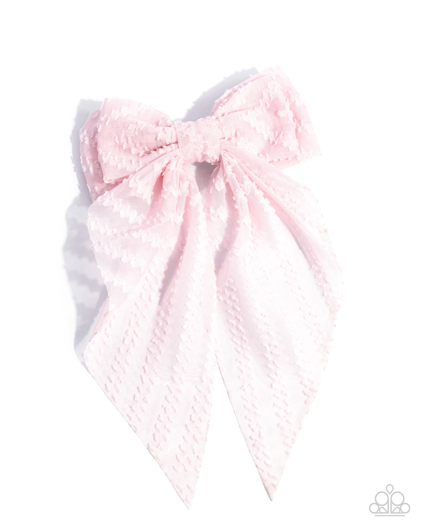 Floral Retreat - Pink Chiffon Hair Bow - Paparazzi Accessories