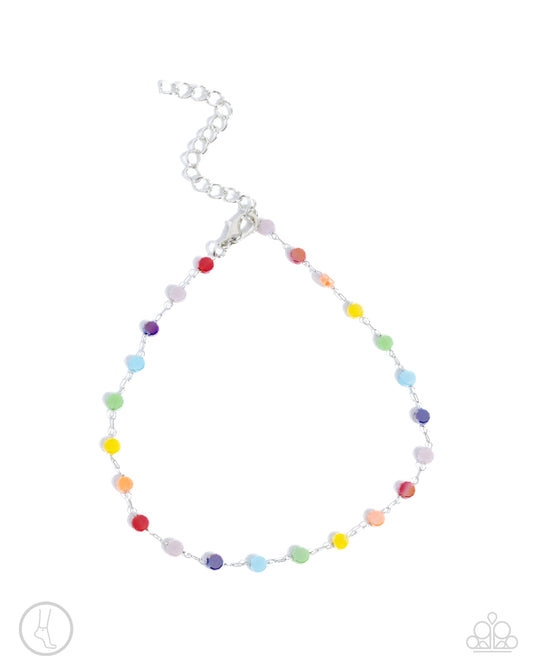Colorful Candy - Multi Anklet - Paparazzi Accessories