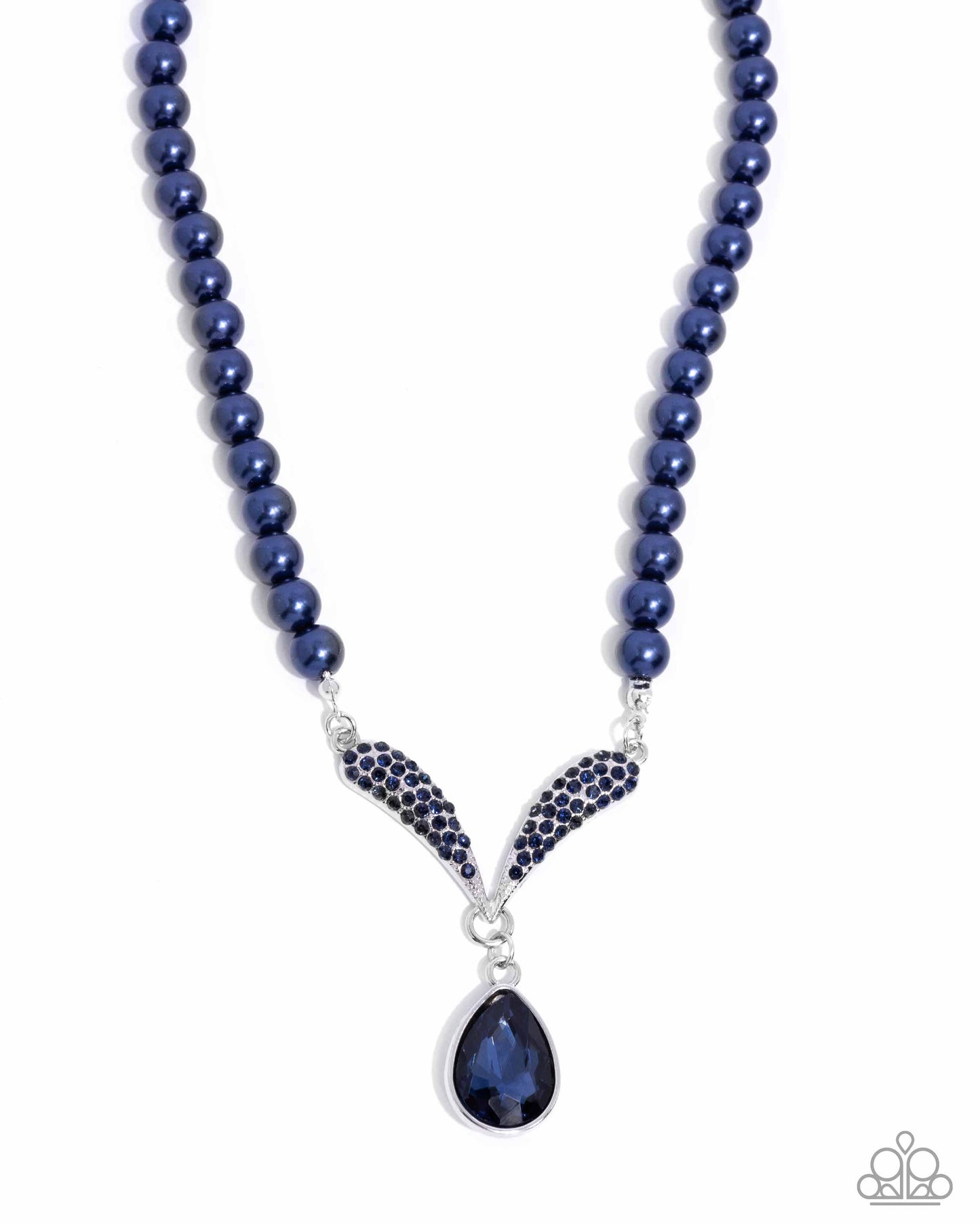 Avant-Garde Adornment - Blue Pearl Bead Necklace - Paparazzi Accessories