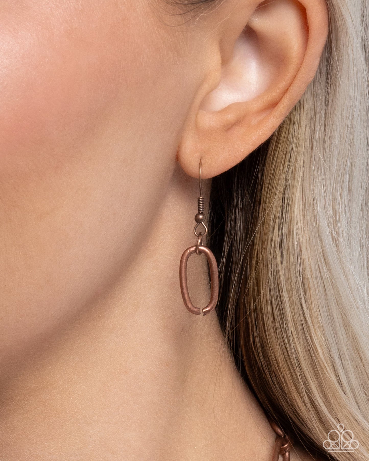 High Fidelity - Copper Heart Pendant Necklace - Paparazzi Accessories