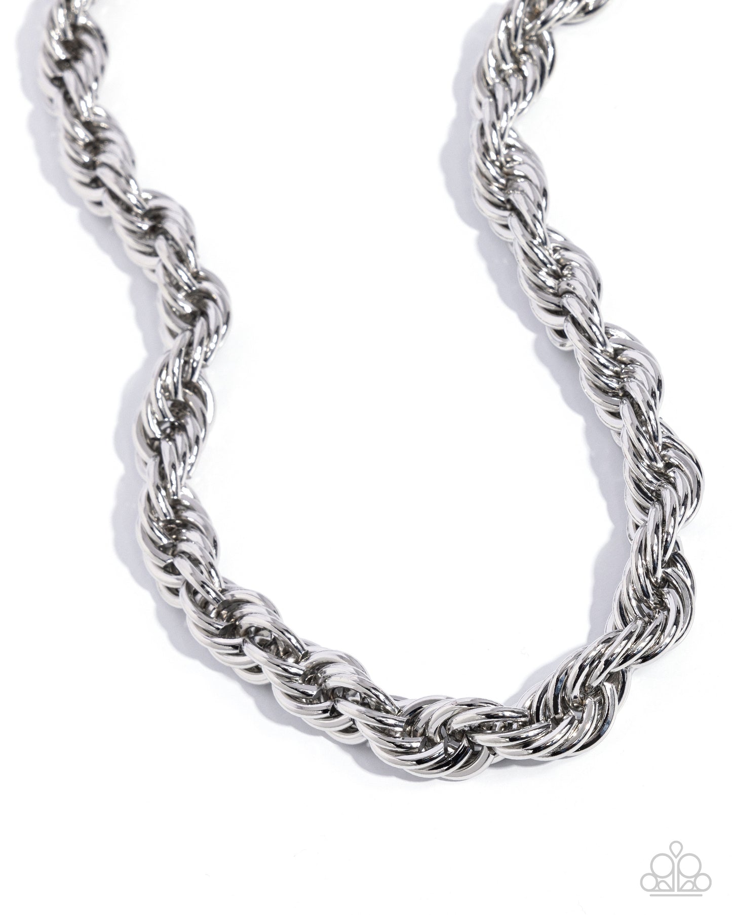 Complete Curves - Silver Chaine Necklace - Paparazzi Accessories