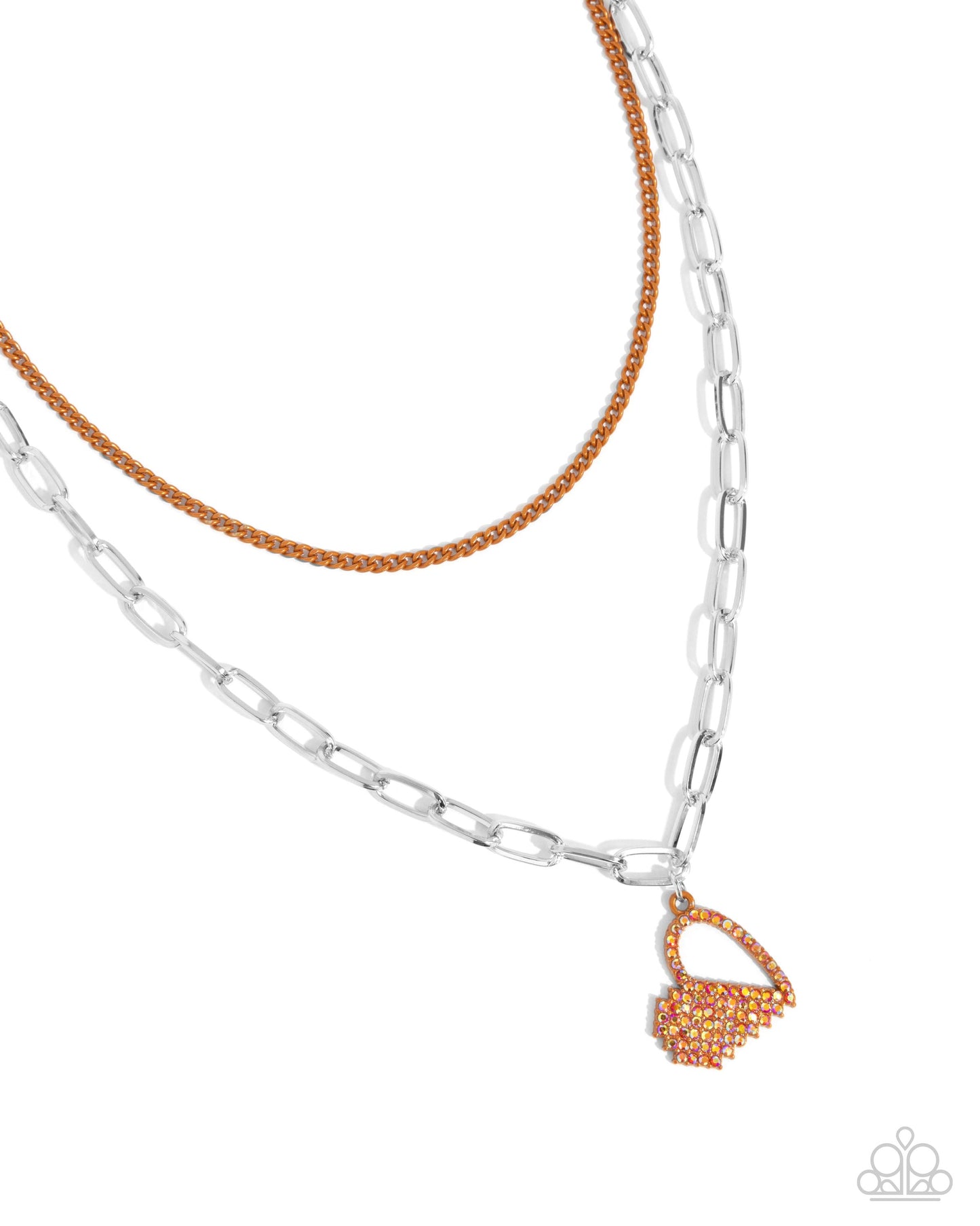 Love Comes and Goes... - Orange Necklace - Paparazzi Accessories