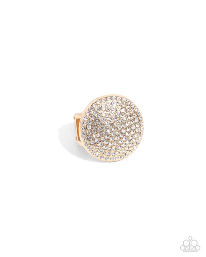 Studded Scout - Gold Ring - Paparazzi Accessories