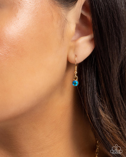 Tree Frog - Gold and Green Frog Lanyard - Paparazzi Accessories