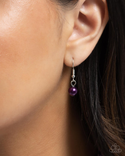Eternal Elegance - Purple Pearl Necklace - Paparazzi Accessories