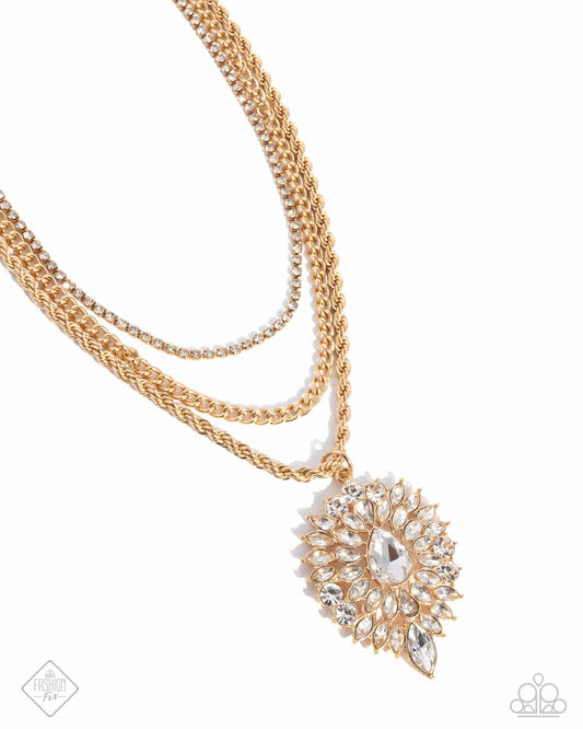Adorably Administrative - Gold Necklace - Paparazzi Accessories
