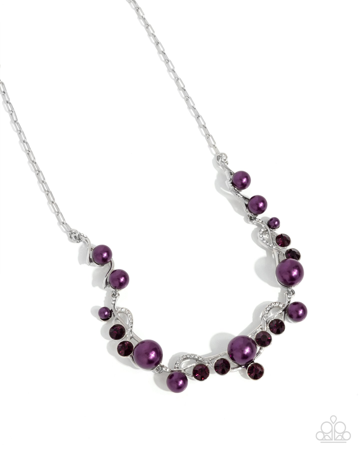 Settled Shimmer - Purple Pearl Necklace - Paparazzi Accessories