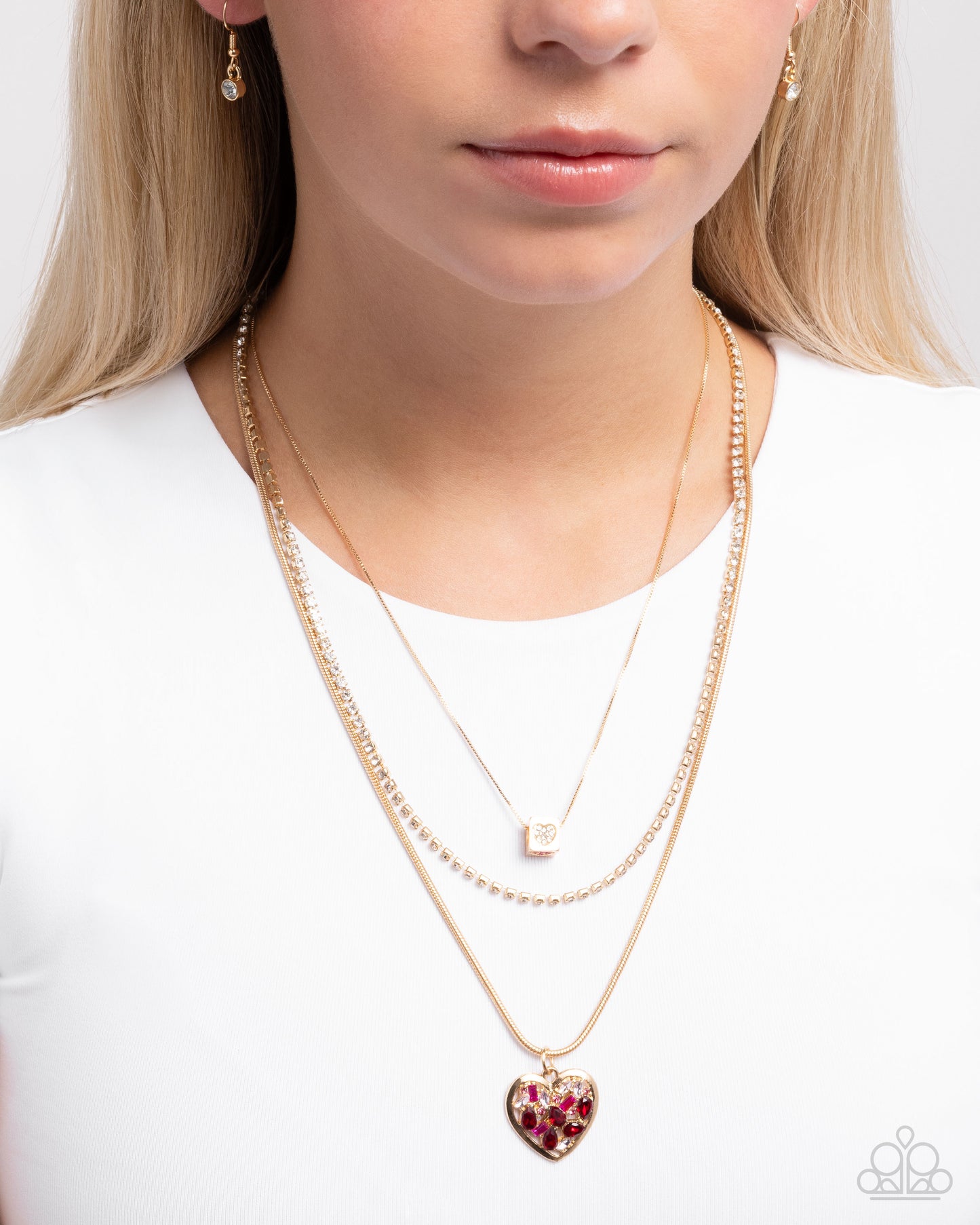 Seize the Sides - Gold Chain Necklace - Paparazzi Accessories